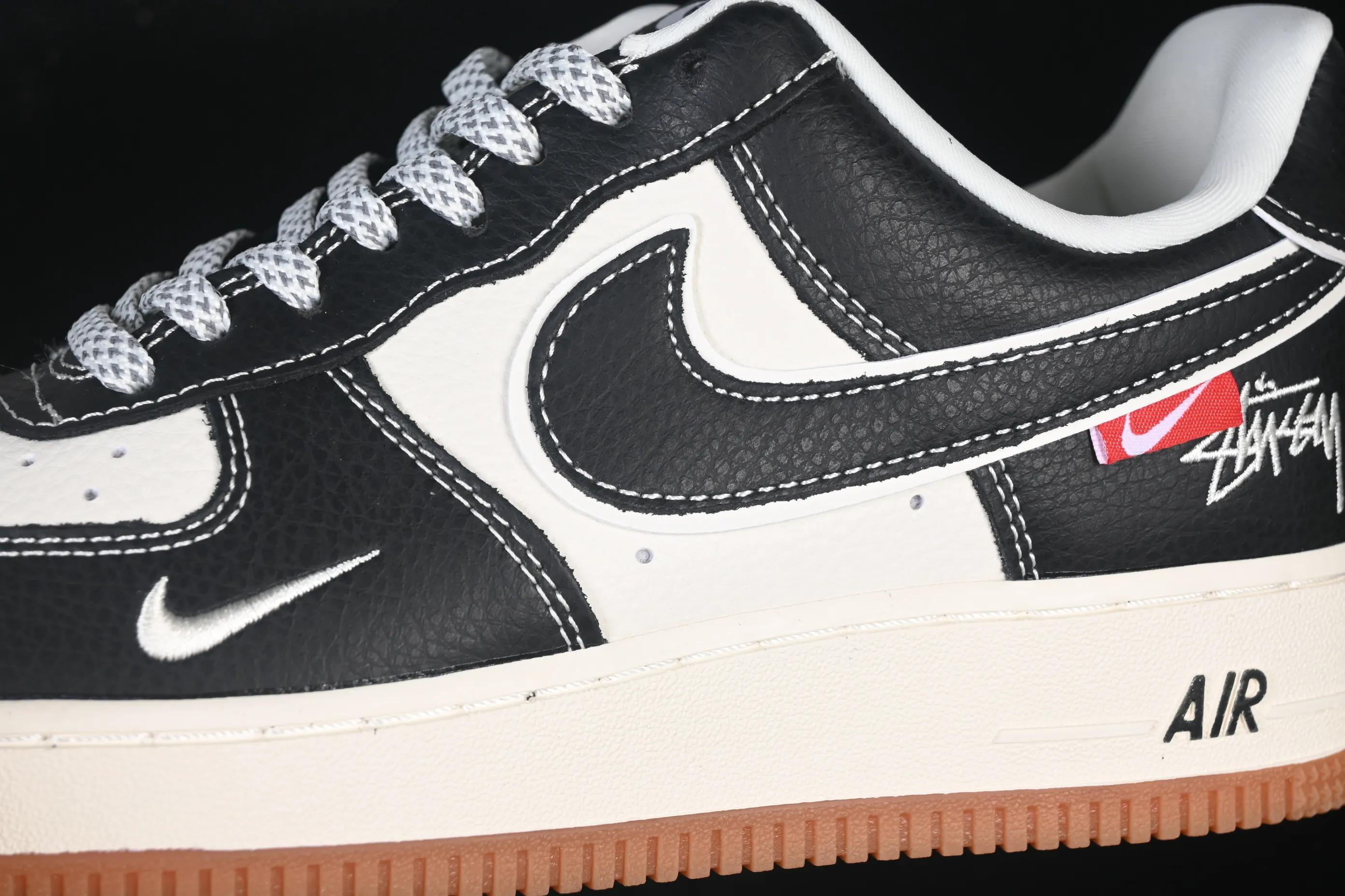 All categories Nk Air Force 1 Air Force series Nk Air Force 1 Low Air Force low-top Nike Air Force 1'07 Low Stusi co-branded beige rubber sole Air Force 1 low-top casual sneakers DD1982-323